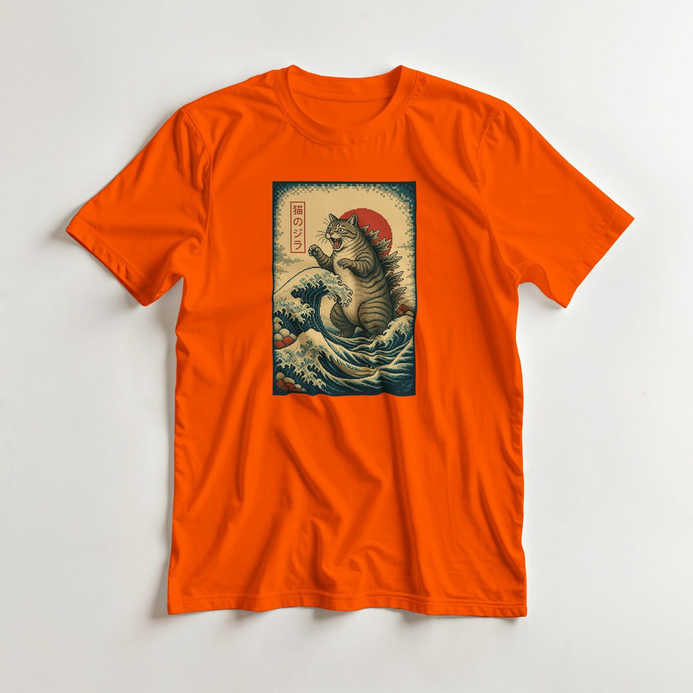 Catzilla Unisex Crewneck T Shirt